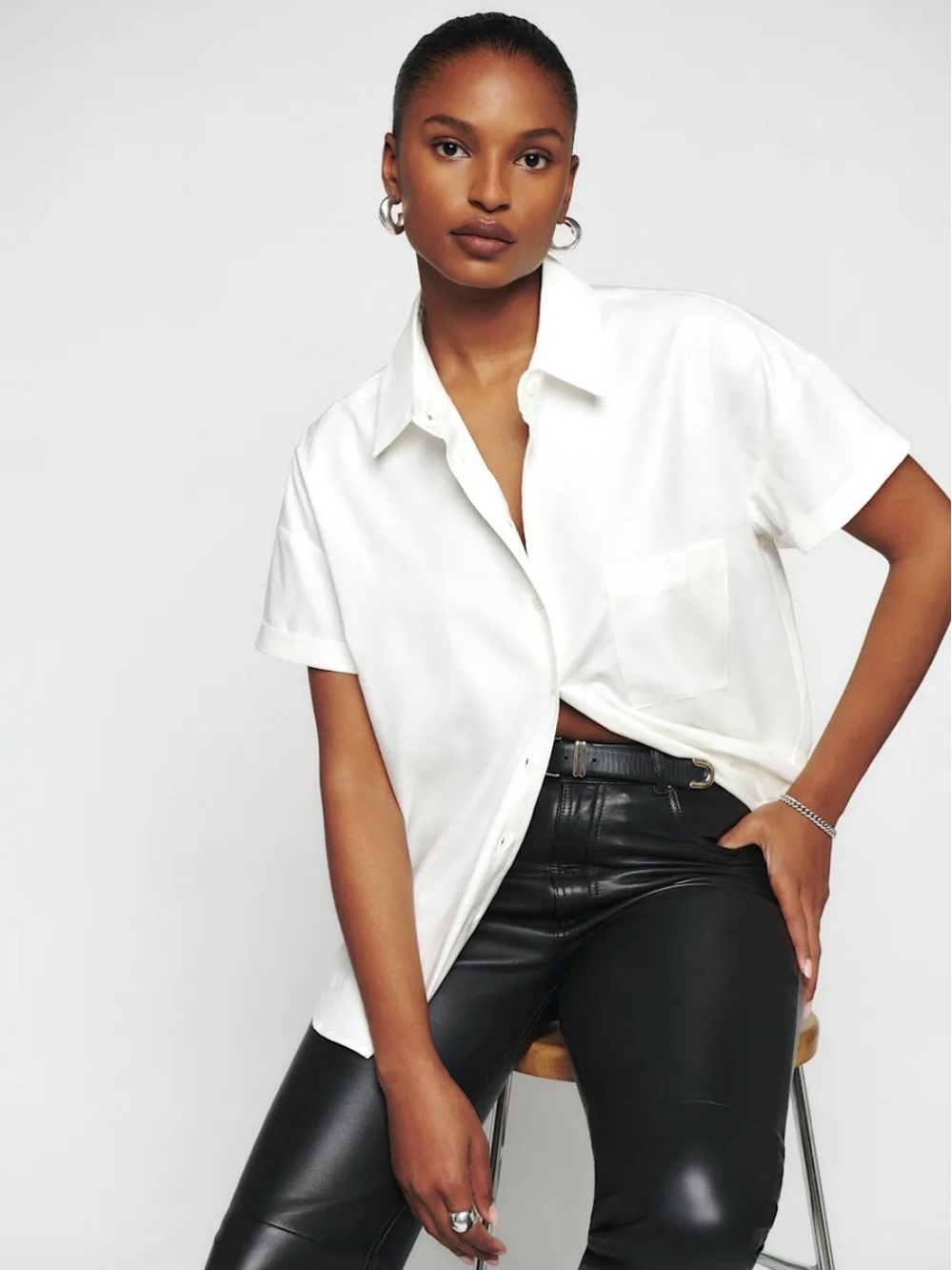 Reformation Caleb Oversized Shirt